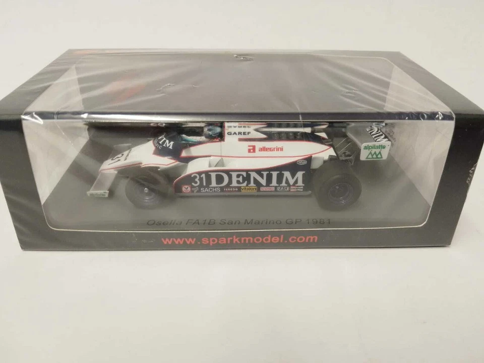 Spark Osella FA19 #31 Miguel Angel Guerra San Marino GP 1981 1/43 S7253 - Immagine 2 di 3
