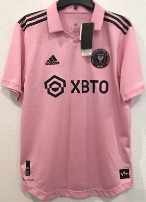 NWT 22-23 Inter Miami Lionel Messi Argentina Adidas Authentic Pink