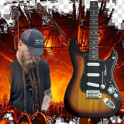 GFA Zoltan & Chris Kael * FIVE FINGER DEATH PUNCH * Signierte E-Gitarre COA