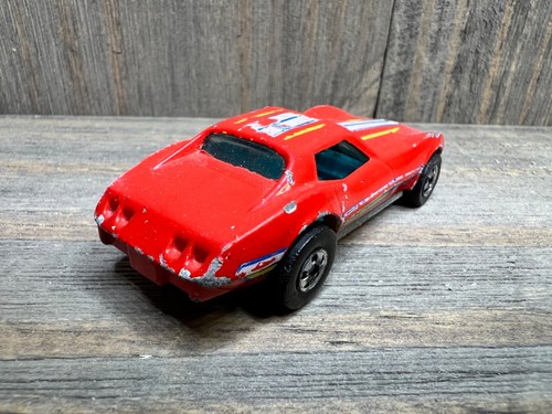Hot Wheels Blackwalls Corvette Stingray Red Blackwall xploraf - Picture 4 of 8