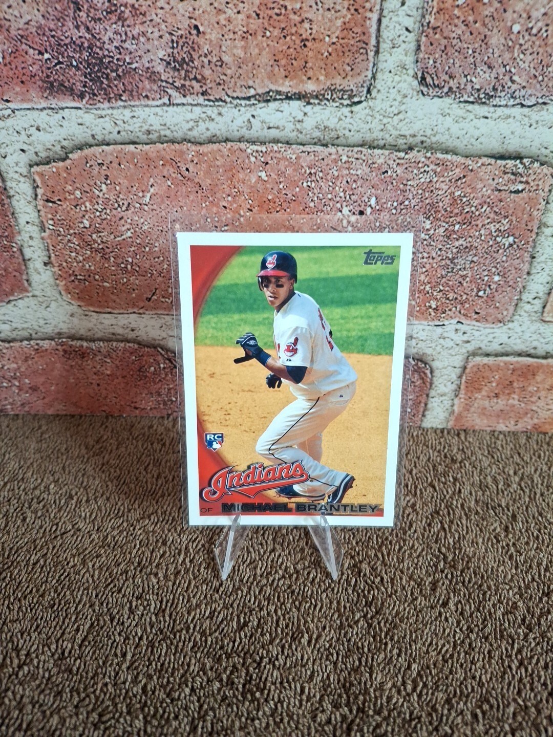 🔥 ROOKIE MICHAEL BRANTLEY 2010 Topps - #270 (RC) (INDIANS) 🔥