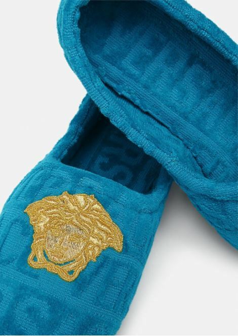 PANTOFOLA D’ORO PANTOFOLE MEDUSA RICAMATE