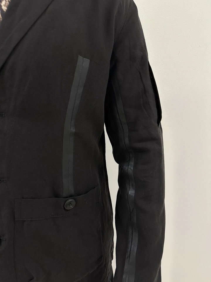 DDP First Aid To The Injured Men Blazer Jacket Linen Avant Garde Owens size 2 S - Image 4 of 4