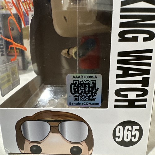 Funko Pop! Back to The Future Marty #965 SDCC 2020 Signed Michael J Fox - Picture 9 of 11