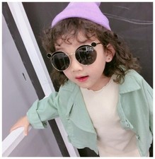 LUXURY Kids Sunglasses Cartoon Cute Mouse Ears Goggles Fashion Candy Color UV400