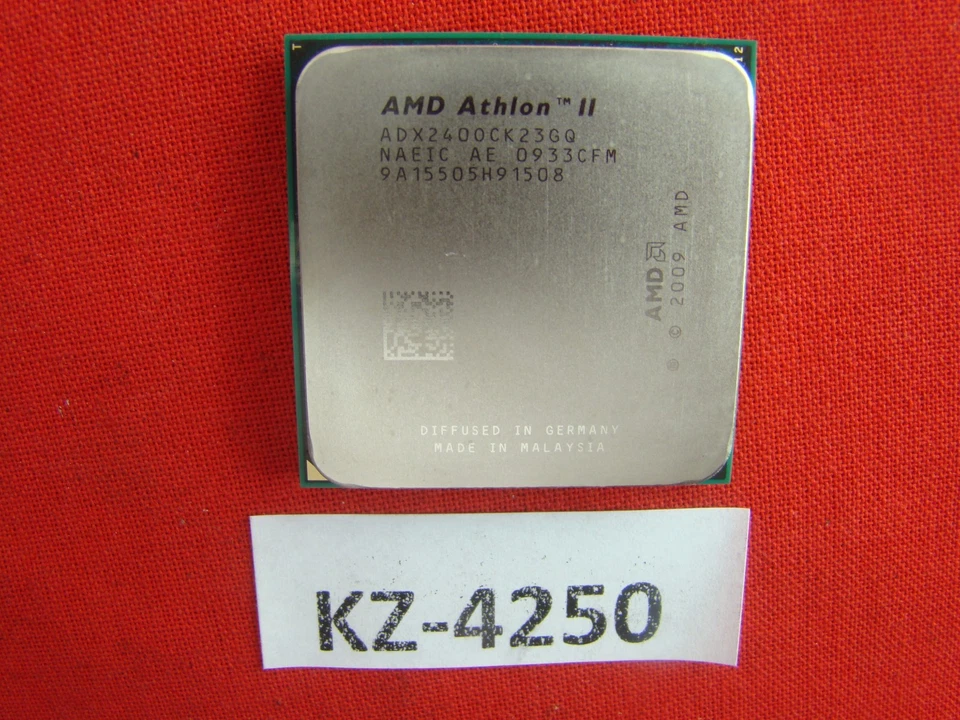 AMD Athlon II X2 240 - Dual Core - ADX2400CK23GQ - 2x2, 80GHz - Socket AM2 AM3 - Image 2 of 2