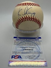 Kazuhisa Ishii Los Angeles Dodgers Signed Autograph Official Baseball PSA DNA *7