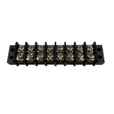 12 30A 12V Junction Block, Bus Bar Terminal in Plated Brass New