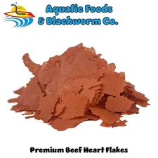 Beef Heart Premium Tropical Fish Flakes