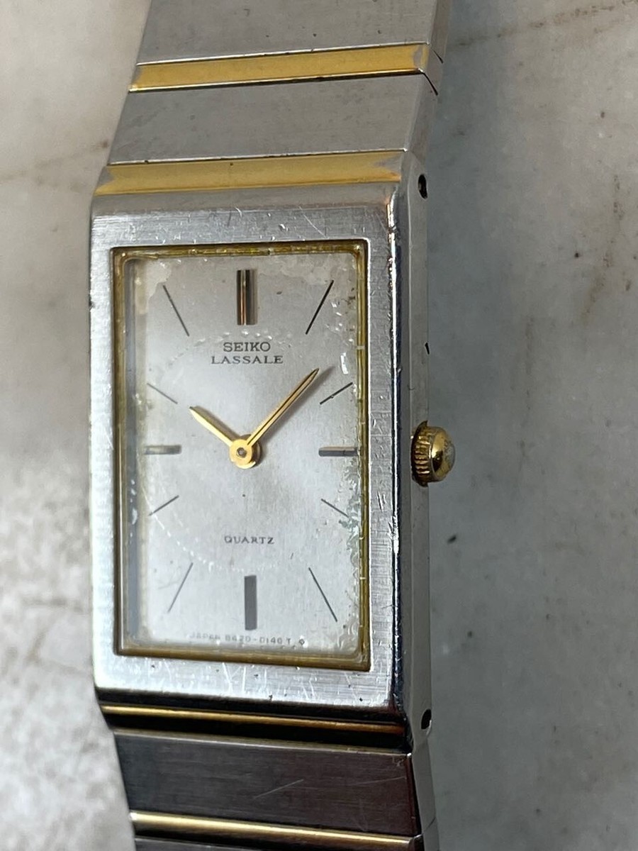 【稼働/良品】SEIKO クオーツ1F20-6D90 LASSALEカットガラス Yahoo!オークション -「seiko 1f20」(その他) (セイコー)の落札