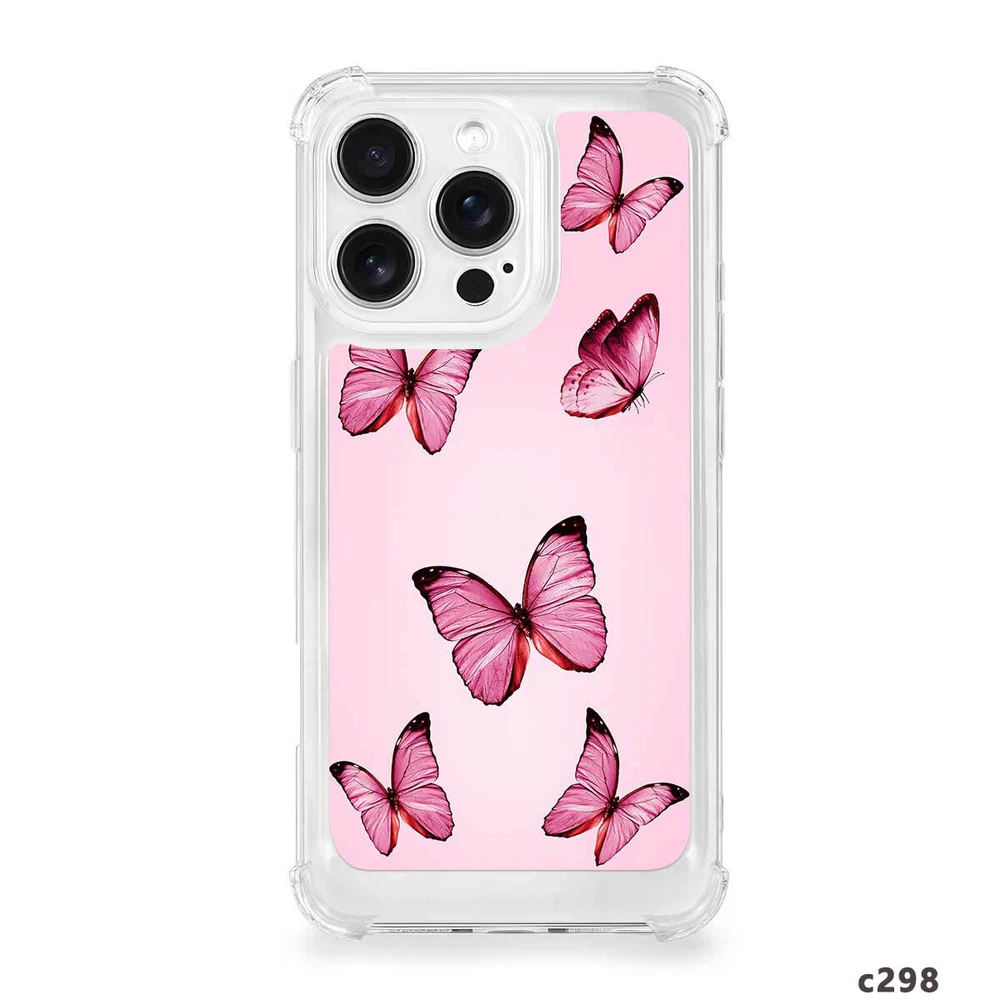 iPhone 14 Pro Max 15 16 Plus Samsung A56 A16 Butterfly TPU Case
