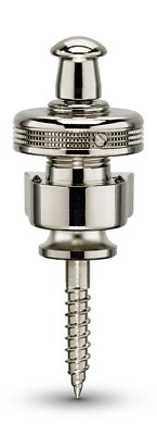 Genuine Schaller latest S-Lock Straplock. pair - Nickel 14010101 Made in Germany