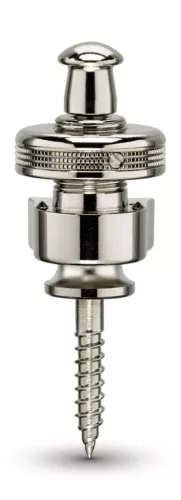 Genuine Schaller latest S-Lock Straplock. pair - Nickel 14010101 Made in Germany