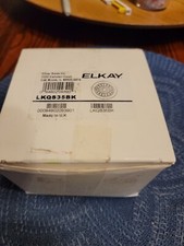 Elkay LKQS35BK Polymer Drain Fitting with Removable Basket Strainer and Rubber