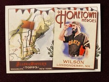 2011 Topps Allen & Ginter Hometown Heroes #HH3 Giants Brian Wilson Baseball Card