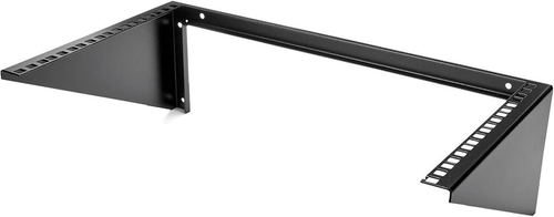 6U Wall Mount Patch Panel Bracket – 19 in – Steel - Vertical Mounting Bracket fo
