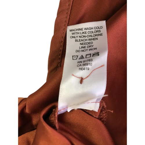Maurices Cinched Waist Jacke Damen L Burnt Orange leicht Relaxed Reißverschluss - Bild 7 von 11