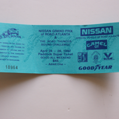 NISSAN GRAND PRIX 1992 de ROAD ATLANTA BILLET & FIRESTONE RACING SUPPORT PLASTIQUE - Photo 2/3