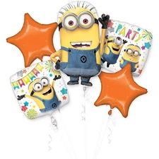 Amscan 3614901 Set Despicable Me Minions Foil Balloon