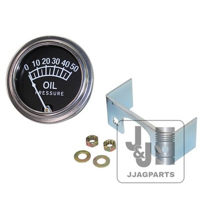 Universal Oil Pressure Gauge Fits Massey Tractor | 0-50 PSI