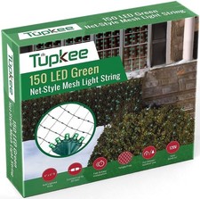 Tupkee Christmas Light Net   150 LED Green Me...