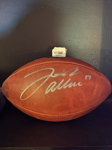 Josh Allen Fanatics Autographed Football & 2024 Keon Coleman Auto & Used Jersey