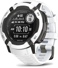 Garmin Instinct 2X Solar Rugged GPS Smartwatch 50mm Multi-Band, Whitestone