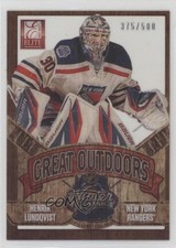 2012 Panini Rookie Anthology Elite Great Outdoors /500 Henrik Lundqvist HOF 5j8