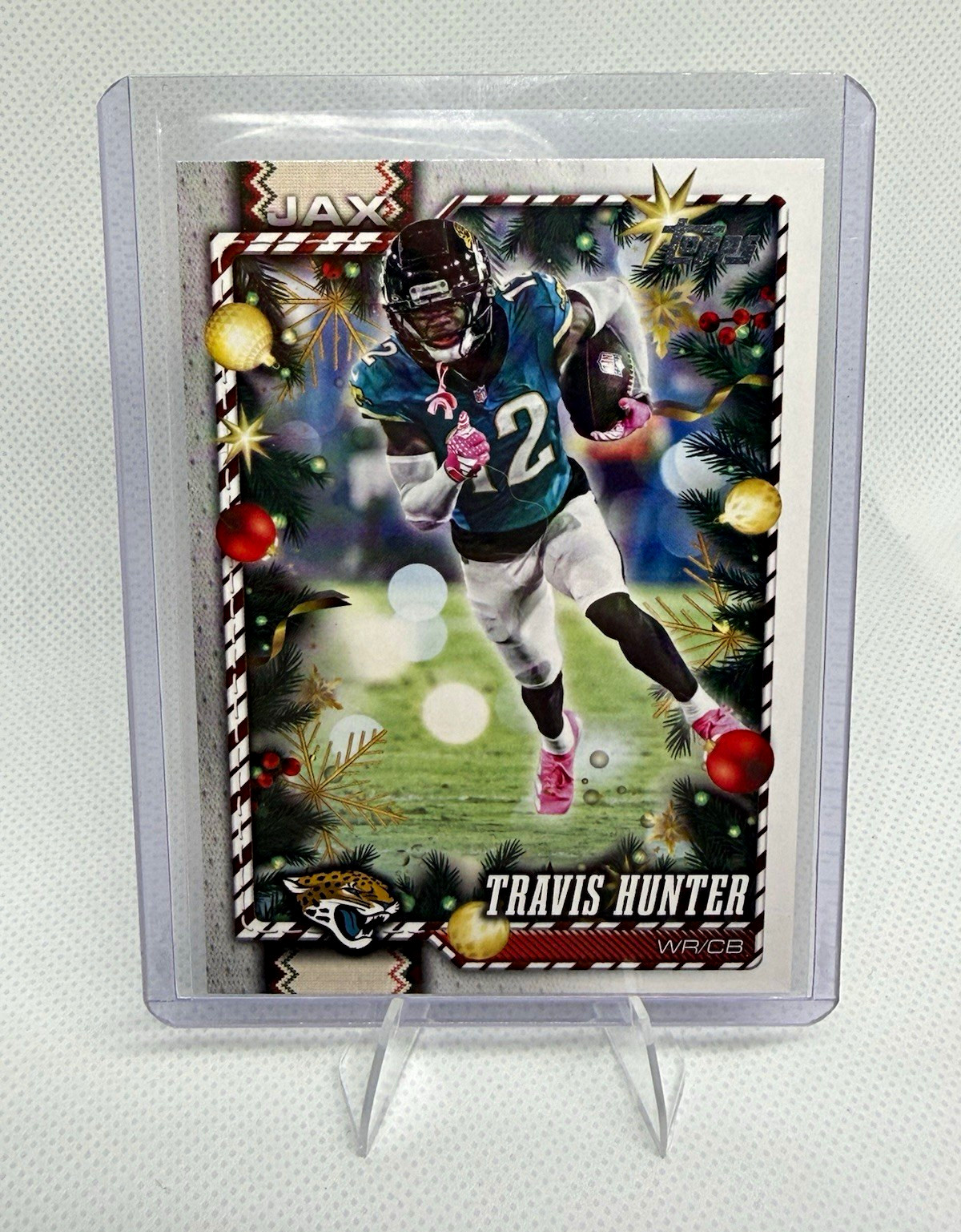 Topps Holiday 2026 Travis Hunter Jacksonville Jaguars Holiday Back SP