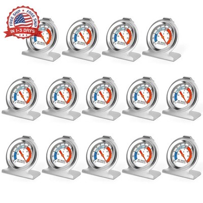 Refrigerator Thermometer 2 Inch Dial -20 to 80F 14Pcs Rust-Resistant for Kitchen