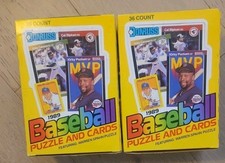 One 1989 Donruss Wax Box 36 Sealed Packs Ken Griffey Jr RC Rookie Baseball Cards