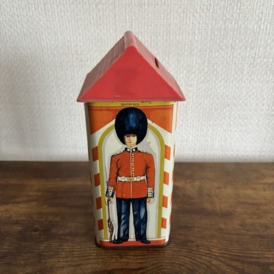 Vintage Huntley & Palmers Sentry Box Blech Spardose 1970 s Guardsman, Yeoman