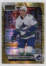 2023-24 O-Pee-Chee Platinum Seismic Gold 27/50 Elias Lindholm #179 13ft