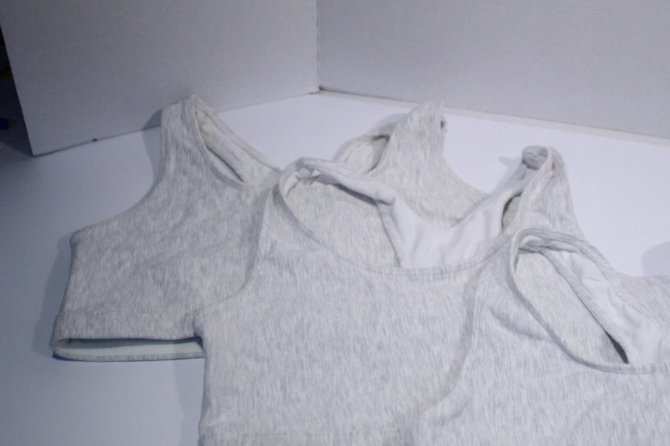 Lot Of 3 Champion 029 Women's Action Tech Sports Bra Size Large XL white/gray - Image 4 of 4