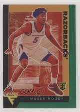 2021-22 Panini Chronicles Draft Picks Flux Green Moses Moody #236 5a4