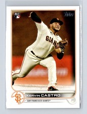 2022 Topps #413 Kervin Castro Rookie San Francisco Giants