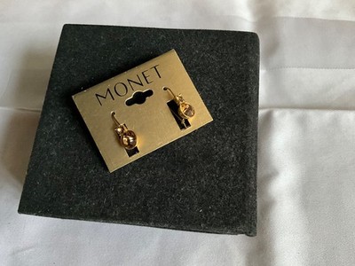 vintage monet ohrringe nagelneu