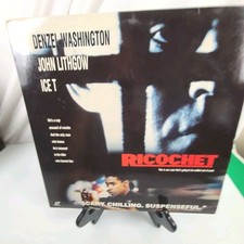 Ricochet Laserdisc Widescreen. 1991. Used. Denzel Washington.