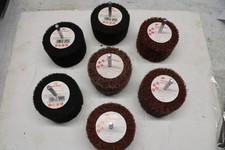 x7 off Scotch Brite Abrasive brushes FF-ZS 75 x 45 x 6 shank 5 new 2 light used