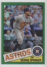 2020 Topps Update Green 2/99 George Springer #CPC-41 k0w