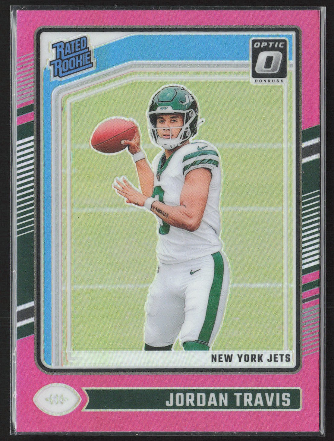 2024 Donruss Optic #260 Jordan Travis PINK