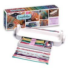 PlayMonster Loopdedoo Bracelet Maker: Creative Craft Jewelry Kit with Weaving