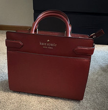 kate spade new york Burgundy Satchel Top Hand...
