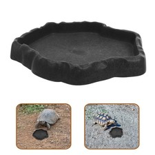 Terrarium Bowls Water Dish Bearded Dragon Feeding Corner for Reptiles