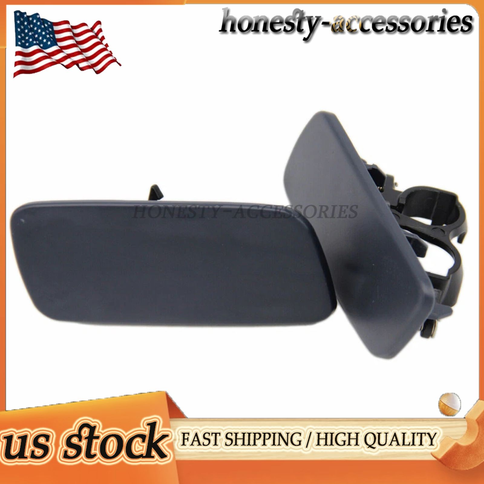 For 10-18 Rolls-Royce Ghost LH+RH Headlight Washer Cover 61677244959 61677244960