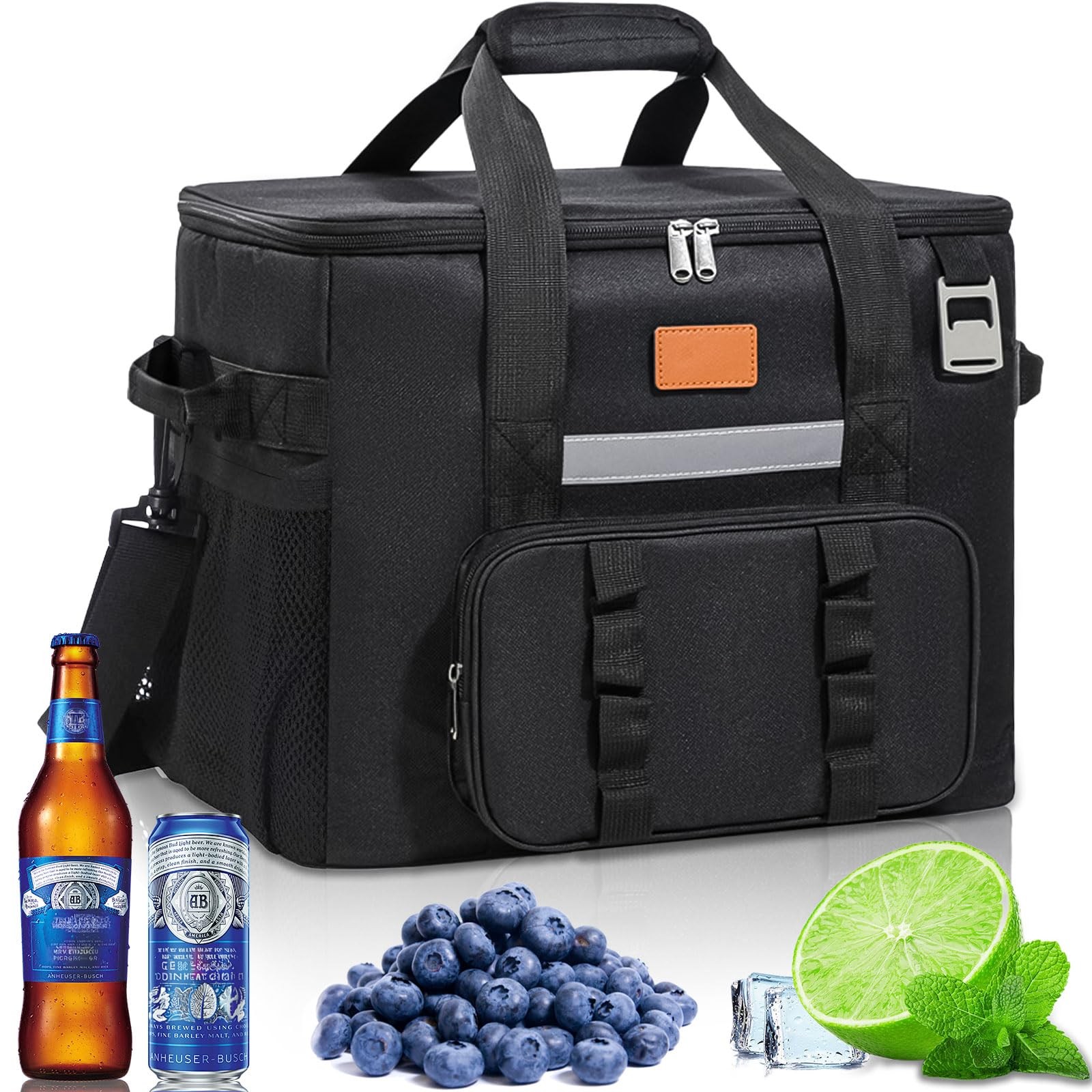 BBLTIFF Borsa Termica Porta Pranzo, 40L Borsa Frigo Grande, Scatola Frigo (p2a)