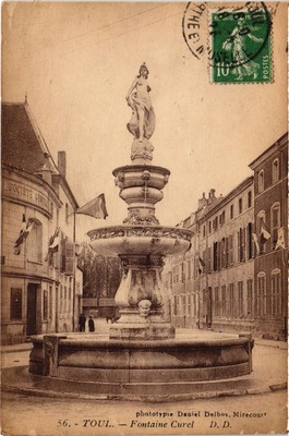 AK Toul Fontaine Curel (1467055)