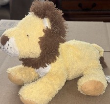 Carters Plush Lion Baby Lovey Yellow Brown White 9" Stuffed Animal US56