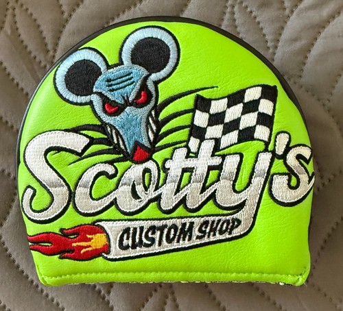 Scotty Cameron Dirty Rat Headcover Mid Round Green Dirty Rat Putter Cover New