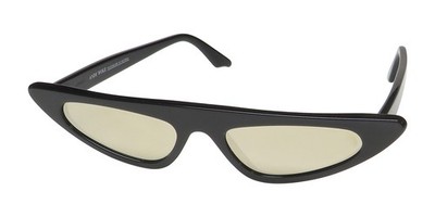 NEW ANDY WOLF FLORENCE SUNGLASSES A PLASTIC BLACK 53-17-140 FULL-RIM AUSTRIA CAT